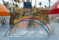 Van de Plonsaqua playground spray van de regenboogdeur de Structuur van het de Fonteinenspel