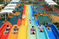 Klassieke volwassen Rainbow Race waterpark glijbaan / watersportuitrusting