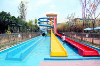 Stimulerende Fiberglass Waterpark glijbaan / Hoge snelheid water speeltoestellen voor volwassenen