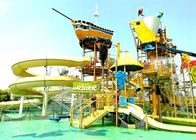 OEM Antiultraviolet Aqua Playground Pirate Ship Slide voor Toevluchtpark