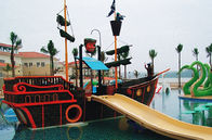 De Piraatschip van ROHS Mini Water Park Equipment Wood met Glasvezeldia