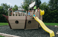 De Piraatschip van ROHS Mini Water Park Equipment Wood met Glasvezeldia