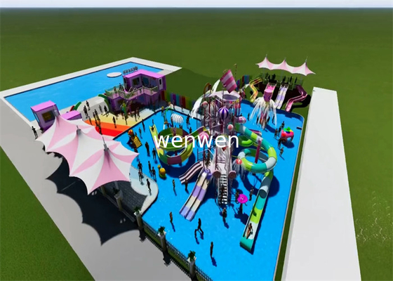 Van het de Familiewater van de waterdia Interactieve van het het Parkmateriaal het Suikergoedstijl voor Tiener