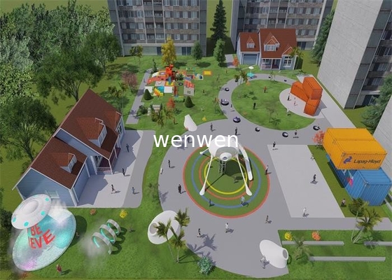 De Dia Commerciële Aqua Park Equipment van het speelplaatsroestvrije staal