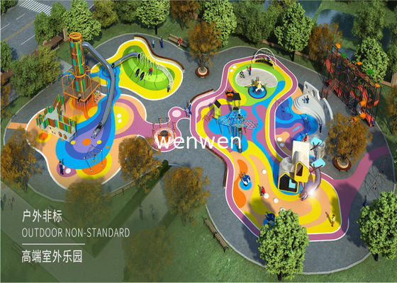 De Dia Commerciële Aqua Park Equipment van het speelplaatsroestvrije staal