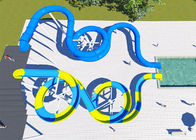 2 Dia's van het persoons de Openlucht Zwembad voor Familietoevlucht/het Waterdia van het Avonturenpark