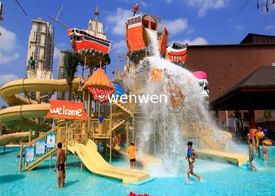 Commerciële 0.6m Openluchtaqua playground kids water park-Ritten
