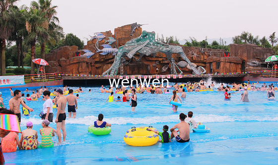 Kunstmatige die 2.5m de Golfpool van het Waterpark door Vacuümpomp wordt aangedreven