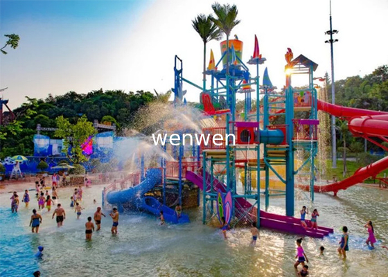 1 Rider waterpark glijbaan gebouwd met duurzame glasvezel en belasting 1 Rider/glijbaan
