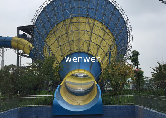 Aanpasbare platformhoogte Aquapark-apparatuur gebouwd met bovenglasmateriaal