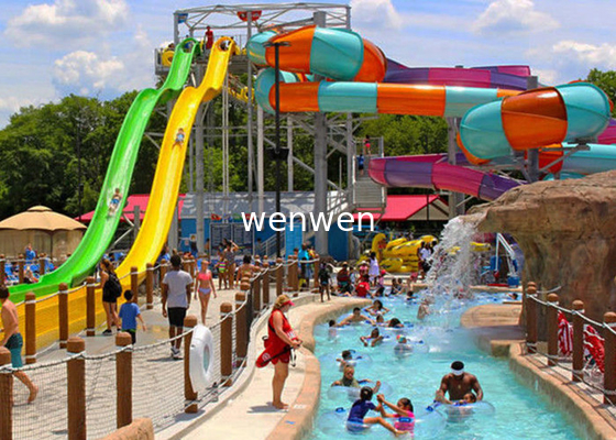 De gesloten Ritten van het het Waterpark van de Buis Spiraalvormige 10mm Glasvezel voor het Rennen