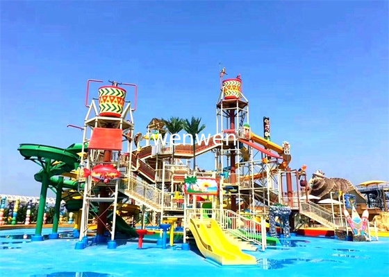Commerciële 0.6m Openluchtaqua playground kids water park-Ritten
