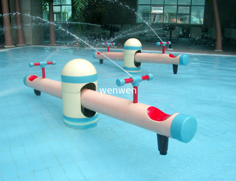 Het Geschommelspel van het Pretparkfiberglas voor het Parkmateriaal van Jonge geitjes Kleurrijk Aqua