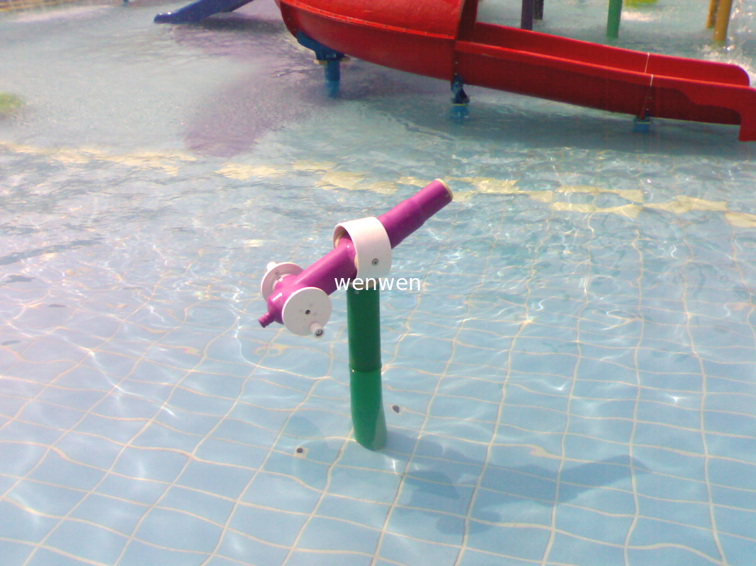 Het Spel van het het Waterkanon van de jonge geitjesglasvezel, Aangepast Aqua-Parkmateriaal voor Vakantietoevlucht